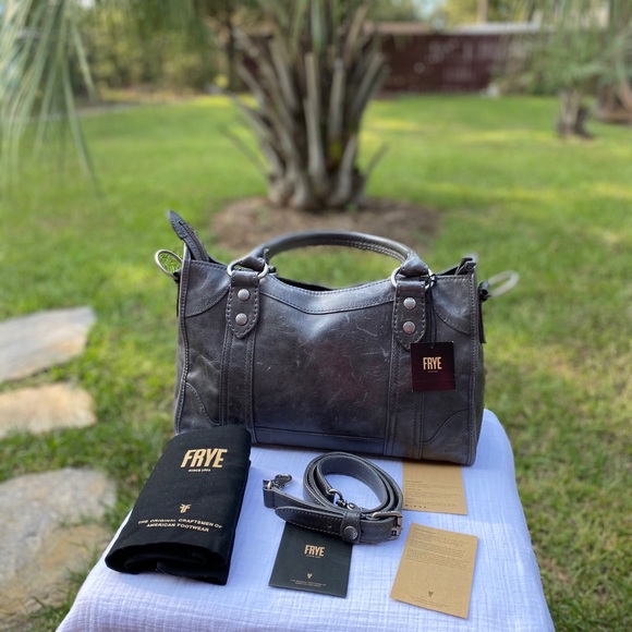 Frye Handbags - Frye Leather Melissa Satchel Handbag, Brand New!